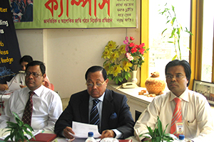 A glimpse of Seminar on `The Role of Private Universities in Higher Education of Bangladesh’ organized by The University Campus. Founder, Chairman, VC and Govt. Officials from different universities are present at the seminar. (2006)